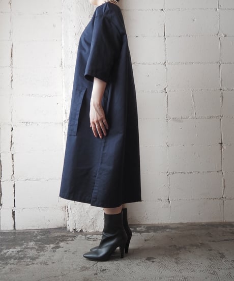 MARNI Square Pocket Middle Sleeve Dress NV