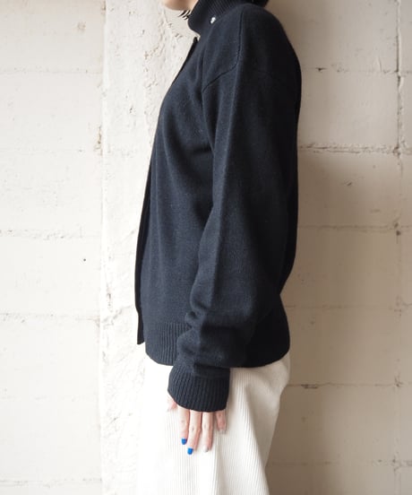 Calvin Klein Collarless Knit Cardigan BK