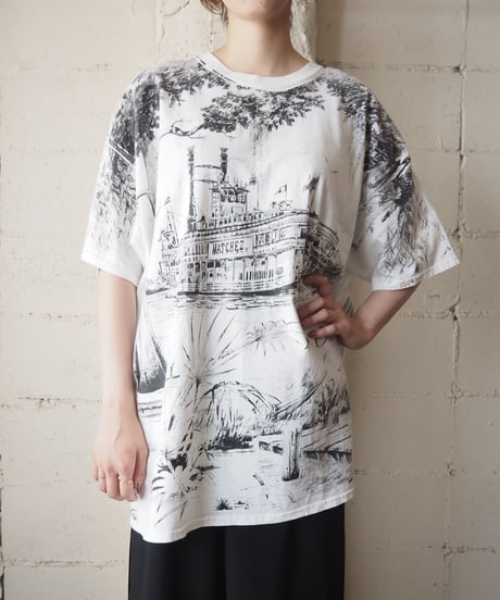 Vessel Print Tee WH