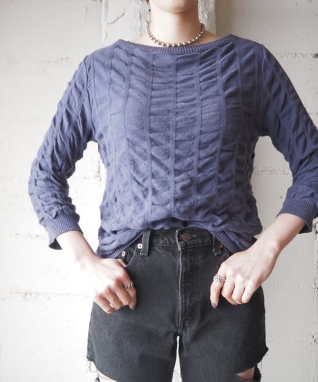 MM6 Emboss Design Knit PUR