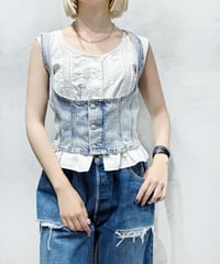 Calvin Klein Jeans Denim Corset Vest LBL