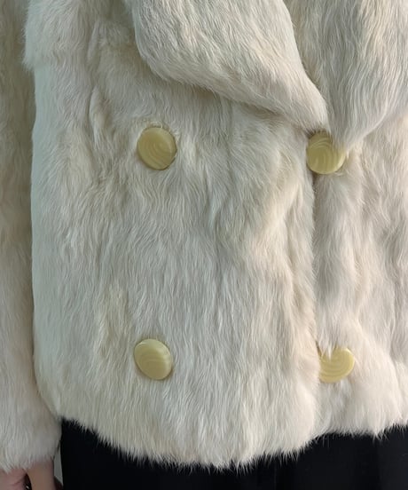 Double Breasted Fur Jacket IV