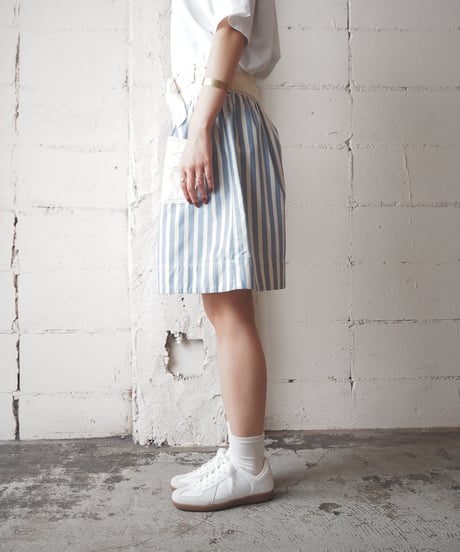 Ralph Lauren Striped mini Skirt BL WH