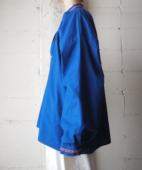 1960-70's Euro Tape Design Smock BL RE