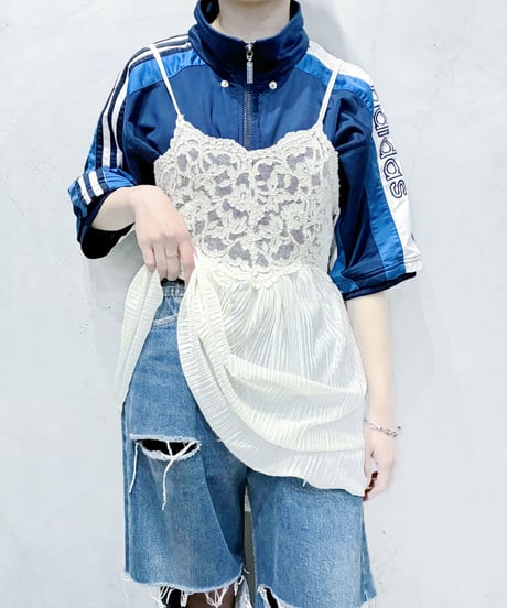 Lace×Pleats Camisole IV