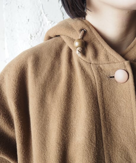Hooded Wool Coat CM