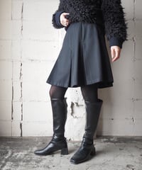 1970's Pleated Mini Skirt BK