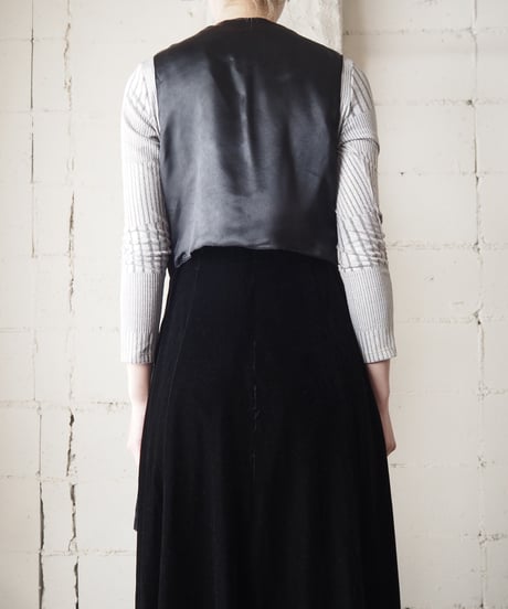 Suede Fringe Vest BK