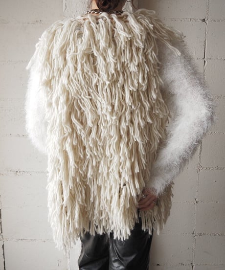 Fringe Knit Vest WH
