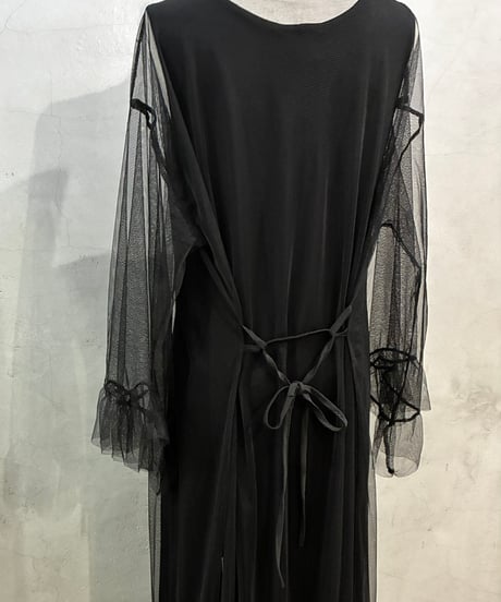 Sheer Tulle Robe BK
