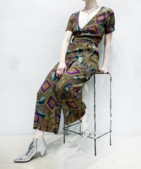 Desigual  Ethnic Pattern Jumpsuit BRPURGN