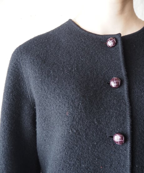 Wool Cardigan Jacket BK