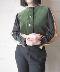 Handmade Bicolor Velour Jacket GN