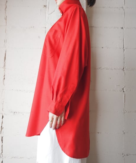 Stand Collar Rayon Shirt RE
