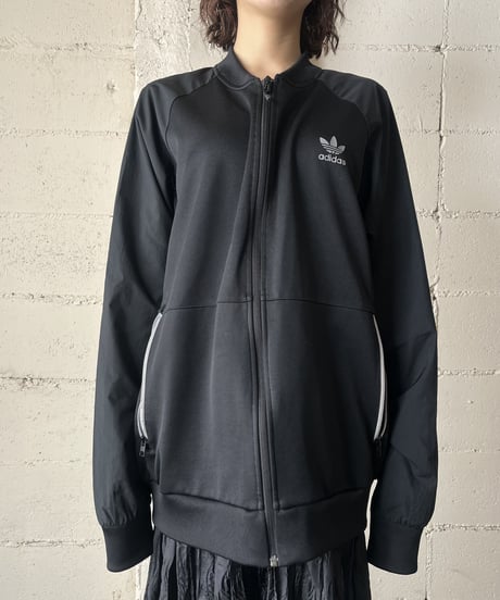 adidas Nylon Sleeve Track Jacket BK