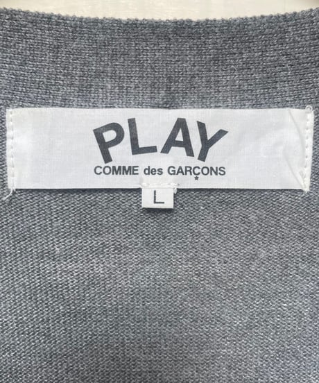 PLAY COMME des GARÇONS V Neck Cardigan GR