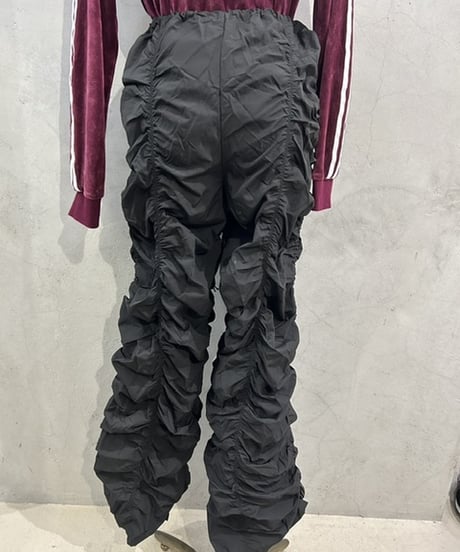 Many Drawstring Design Pants BK