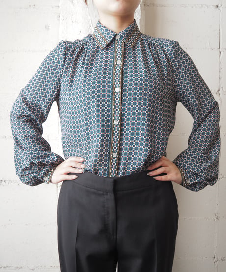 MAXSTUDIO Small Pattern Shirt BLBR