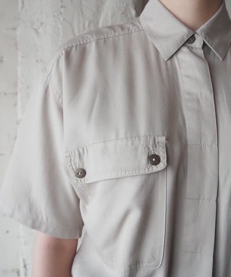 Rayon Shirt Jumpsuit BE