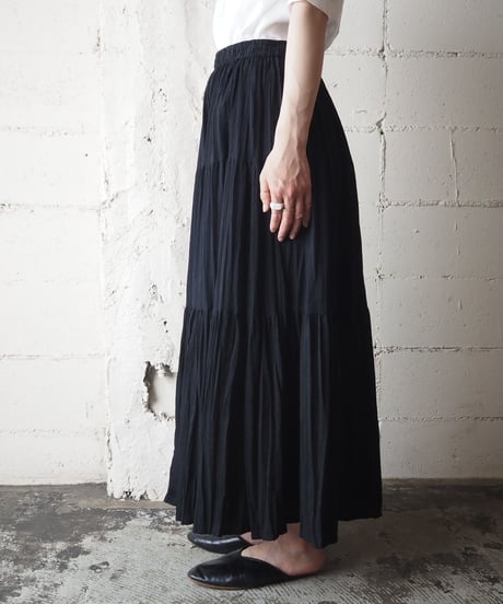 1980's Tiered Easy Skirt BK