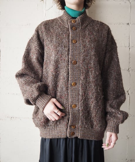 Mix Color Knit Blouson BR