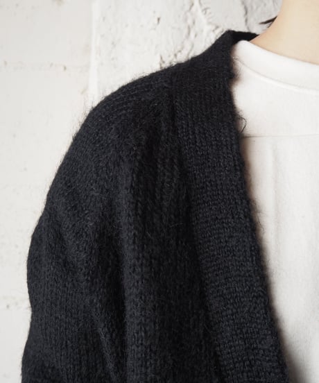 Mohair Knit Cardigan BK