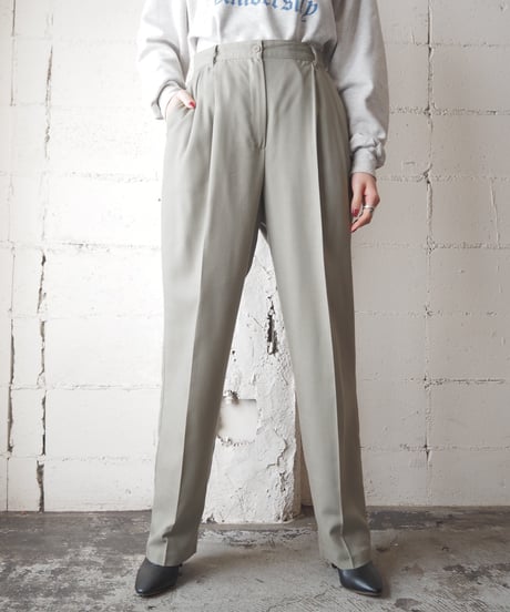 Center Press Straight Pants KA
