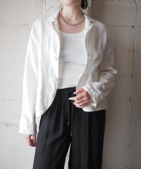 CP SHADES Made in USA Linen Summer Jacket WH