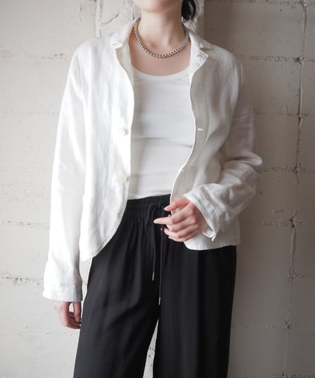 CP SHADES Made in USA Linen Summer Jacket WH