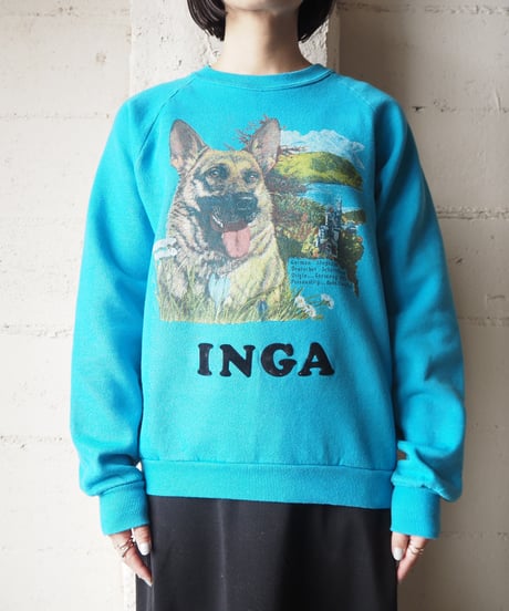 German Sheperd Print Sweat BL