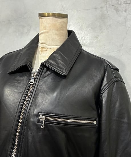 MICHAEL KORS Zip Up Leather Jacket BK