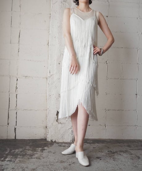 Vintage Fringe Camisole Dress WH