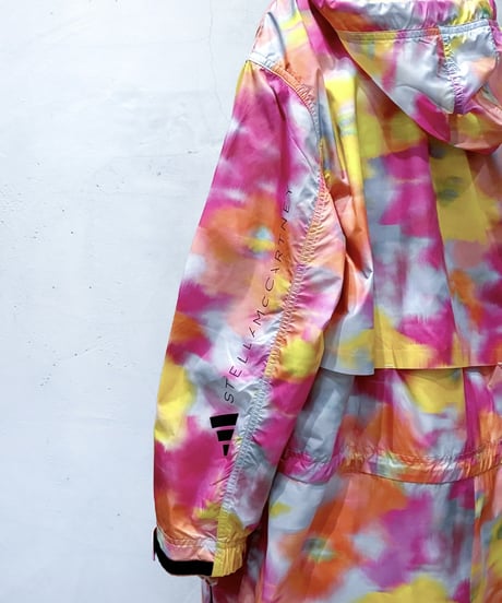 adidas by STELLA McCartney Marble Print Long Parka ORPI
