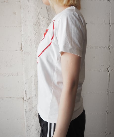 PLAY Comme des GARCONS s/s Tee WH RE