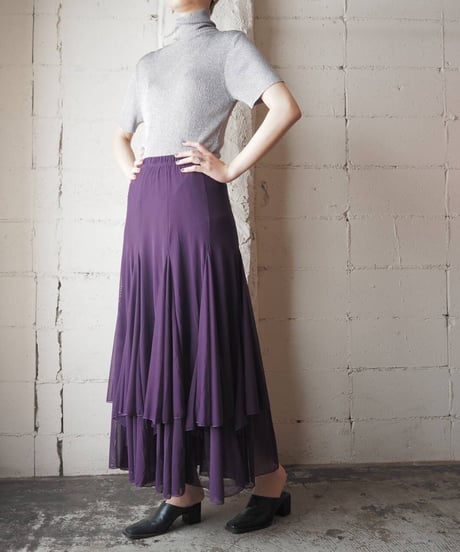 Seethough Circular Skirt PU