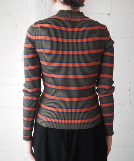 Mock Neck Rib Knit KAOR
