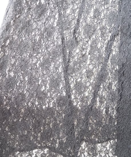 V Neck Lace Dress BK