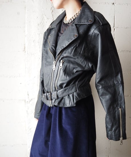 Waist Belt Leather Riders BK