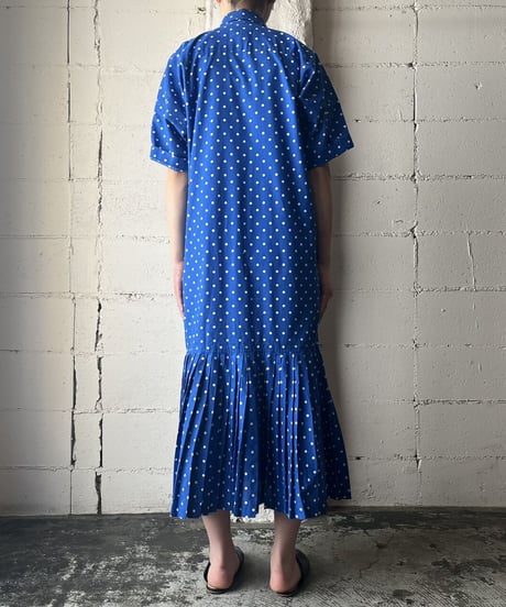 Dot Pattern  Shirt Dress BL