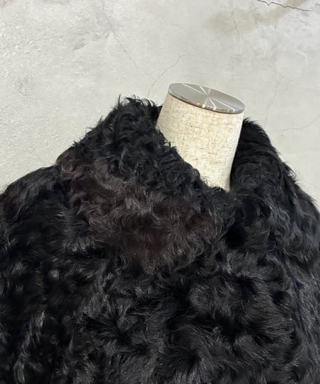 Max Mara Lamb Fur Jacket BK