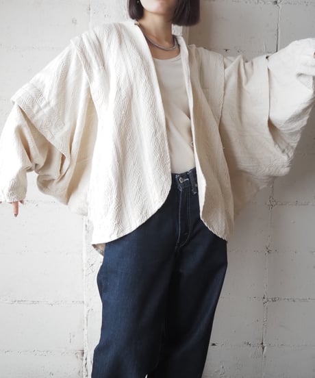 Dolman Sleeve Embroidered Jacket IV