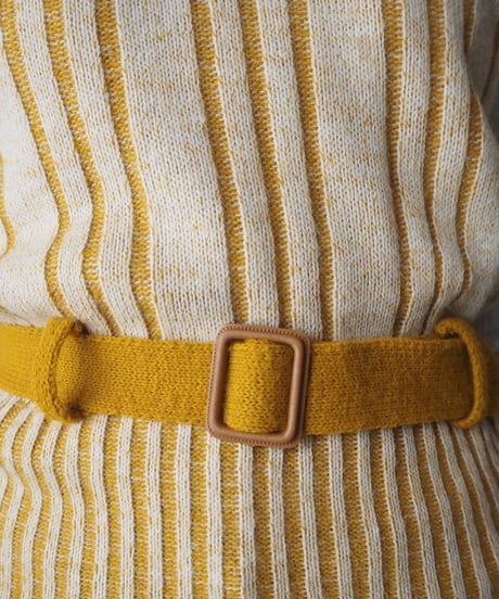 Belted Design Rib Vest MU