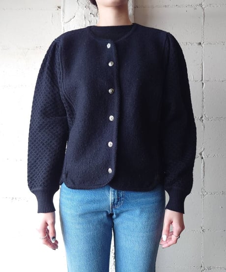 Tyrolean Knit Cardigan BK