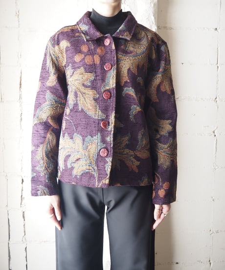 Flower Pattern Goblin Jacket PUR