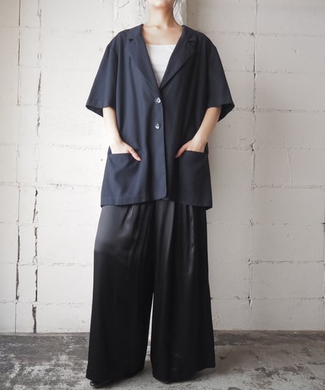 Short Sleeve Tailored Jacket BK