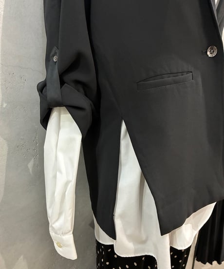 ARMANI EXCHANGE Slit Design Tailored Jacket BK