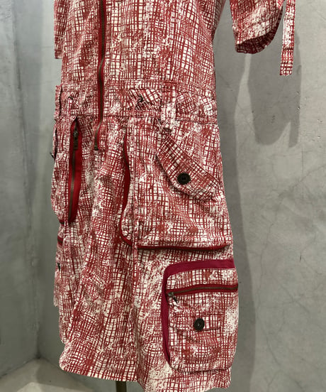 Desigual Many Pockets 3/4 Sleeve Dress RE WH