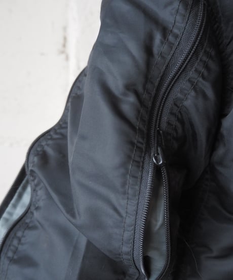 Zip Design Stand Collar Jacket BKGR