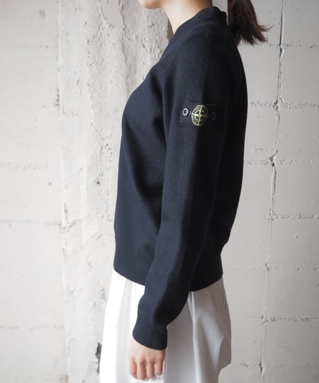 STONEISLANDJUNIOR Vneck Sweater DNV