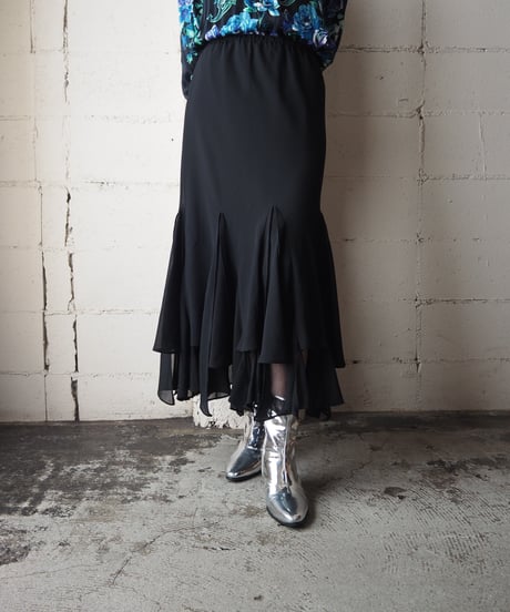 Hem Design Easy Skirt BK